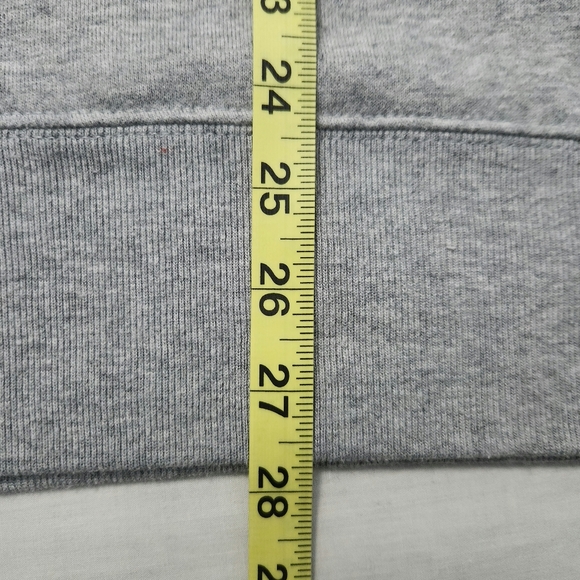 Mens DETROIT RED WINGS Logo Crewneck Sweater Sz XL Heather Gray 47 Brand NHL - Picture 7 of 8